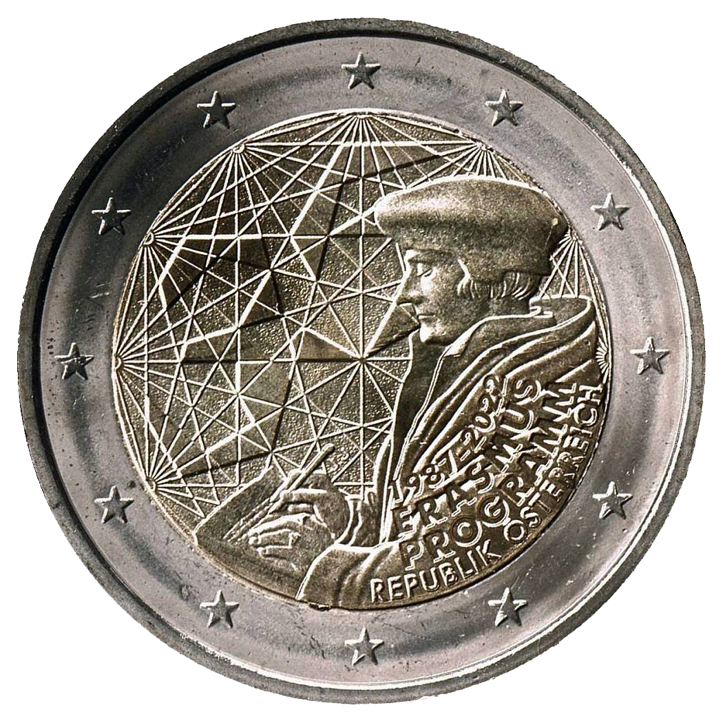 2 euros conmemorativa 35 Aniversario del Programa Erasmus